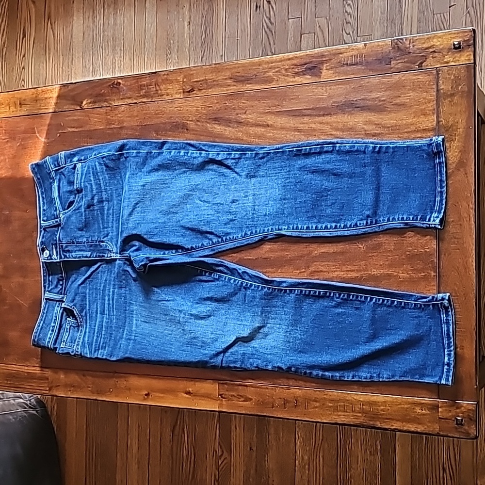 M jeans by Maurices high rise stretch jeggings/skinny 14W Plus Double buttons